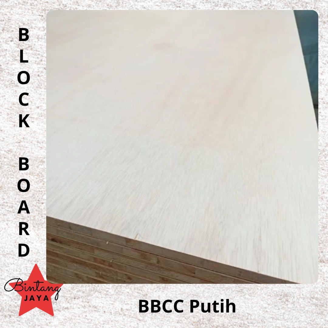 block board BBCC putih - Bintang Jaya Triplek